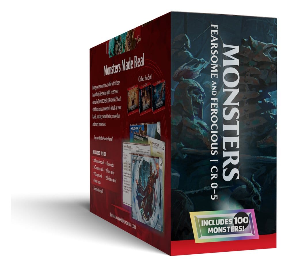 Dungeons & Dragons RPG Referenzkarten: Monster (Furchterregend und Wild) *Englische Version* - Preorder - ETA: 18.08.2026