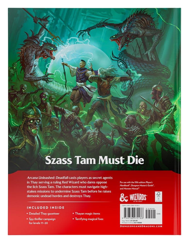 Dungeons & Dragons RPG Arcana Unleashed: Deadfall Buch *Englische Version* - Preorder - ETA: 15.09.2026