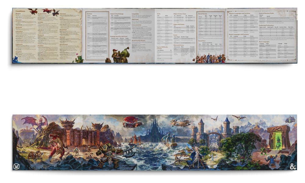 Dungeons & Dragons RPG World of Warcraft Spielleiterschirm *Englische Version* - Preorder - ETA: 17.11.2026