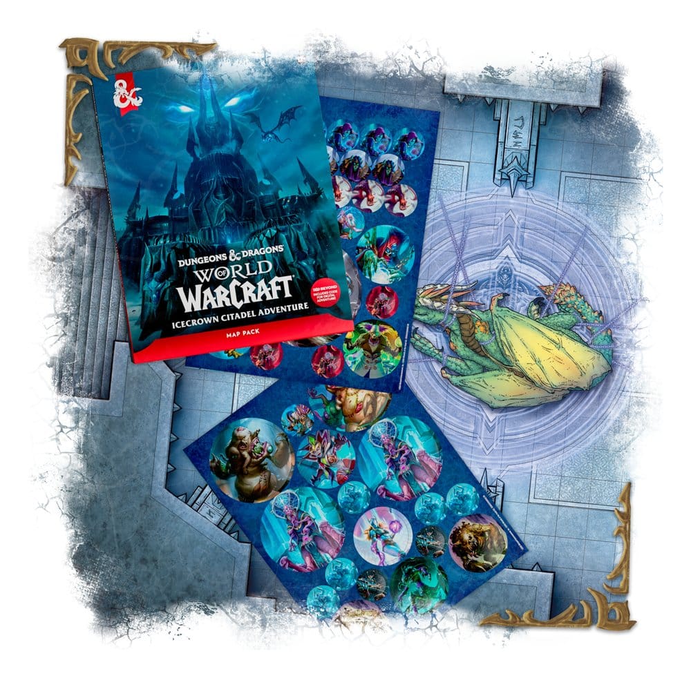 Dungeons & Dragons RPG World of Warcraft: Icecrown Citadel Adventure Kartenpaket *Englische Version* - Preorder - ETA: 17.11.2026