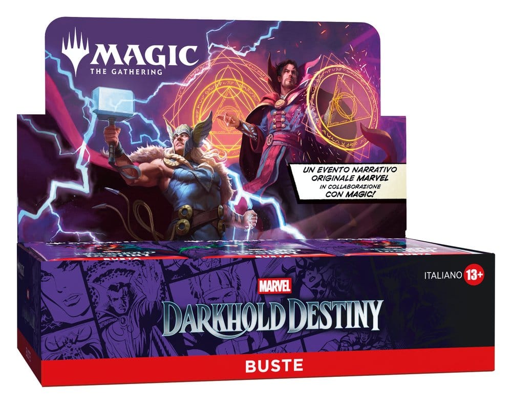 Magic the Gathering Marvel: Destino del Darkhold Play-Booster Display (30) italienisch - Preorder - ETA: 09.04.2027