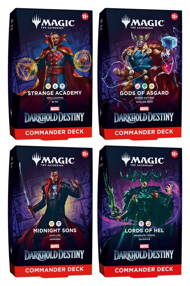 Magic the Gathering Marvel: Darkhold Destiny Commander-Decks Umkarton (4) englisch - Preorder - ETA: 09.04.2027