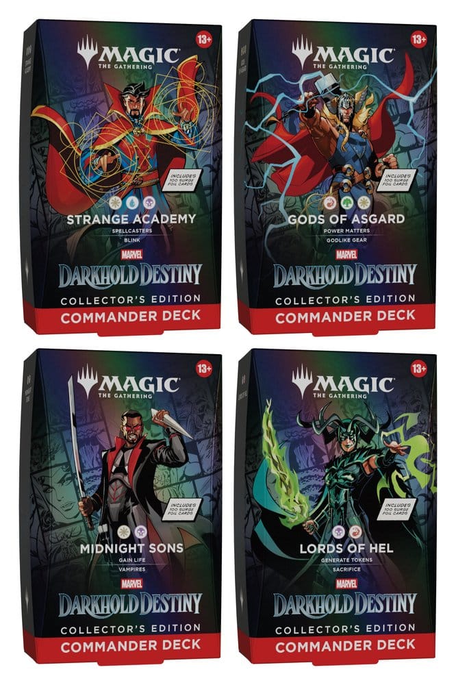 Magic the Gathering Marvel: Darkhold Destiny Collector's Edition Commander-Decks Umkarton (4) englisch - Preorder - ETA: 09.04.2027