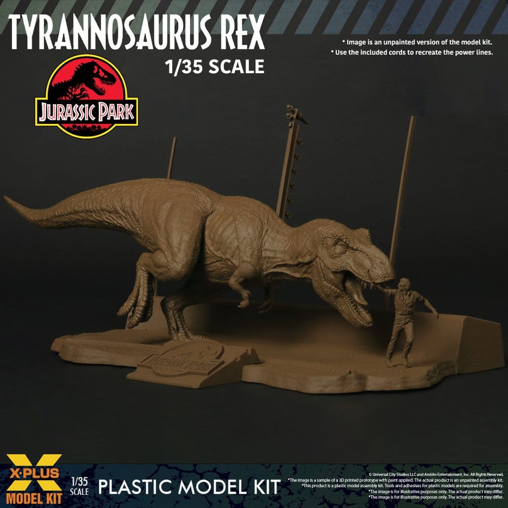 Jurassic Park Plastic Model Kit 1/35 Tyrannosaurus Rex 42 cm - Preorder - ETA: 25.09.2026