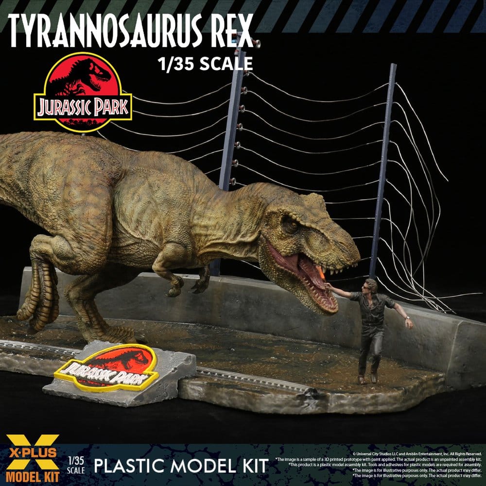 Jurassic Park Plastic Model Kit 1/35 Tyrannosaurus Rex 42 cm - Preorder - ETA: 25.09.2026