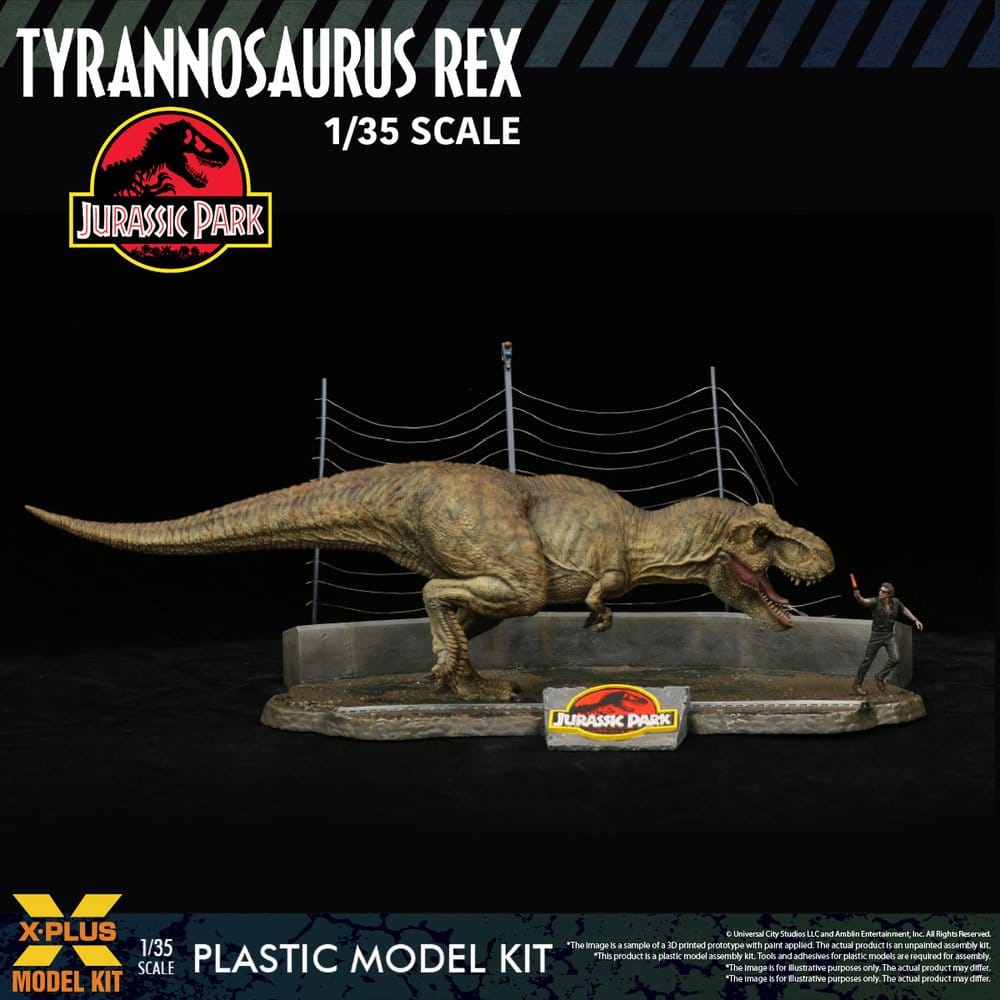 Jurassic Park Plastic Model Kit 1/35 Tyrannosaurus Rex 42 cm - Preorder - ETA: 25.09.2026
