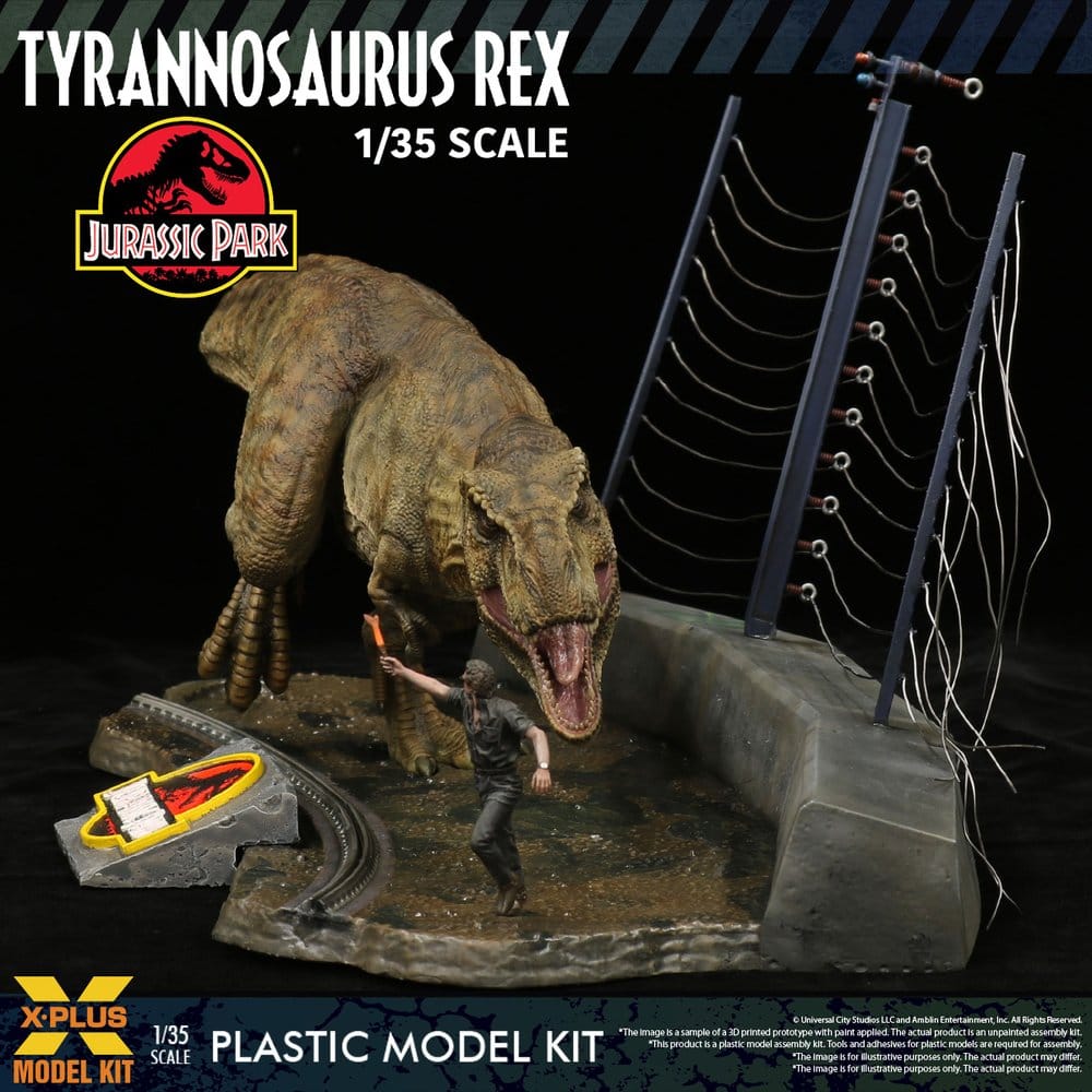 Jurassic Park Plastic Model Kit 1/35 Tyrannosaurus Rex 42 cm - Preorder - ETA: 25.09.2026