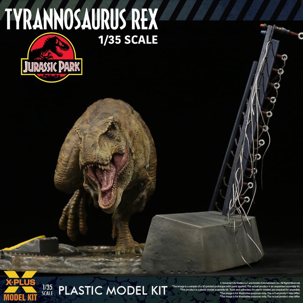 Jurassic Park Plastic Model Kit 1/35 Tyrannosaurus Rex 42 cm - Preorder - ETA: 25.09.2026