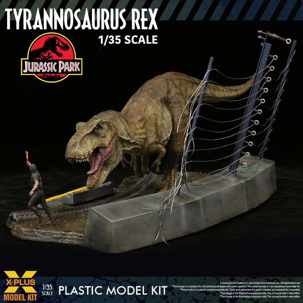 Jurassic Park Plastic Model Kit 1/35 Tyrannosaurus Rex 42 cm - Preorder - ETA: 25.09.2026