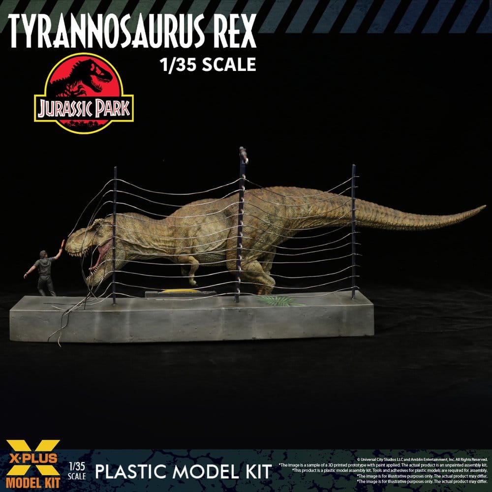 Jurassic Park Plastic Model Kit 1/35 Tyrannosaurus Rex 42 cm - Preorder - ETA: 25.09.2026