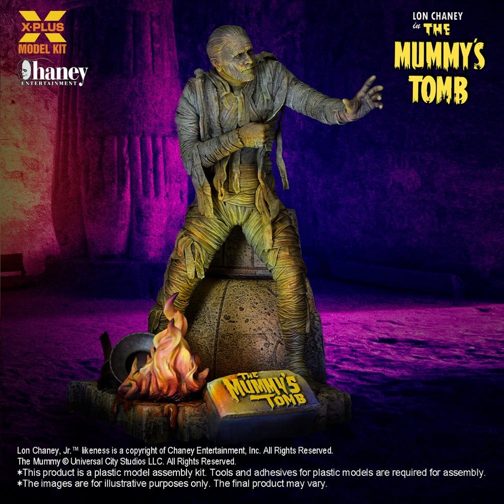 Universal Monsters Plastic Model Kit 1/8 Lon Chaney, Jr. as Mummy (Repro) 23 cm - Preorder - ETA: 25.11.2026