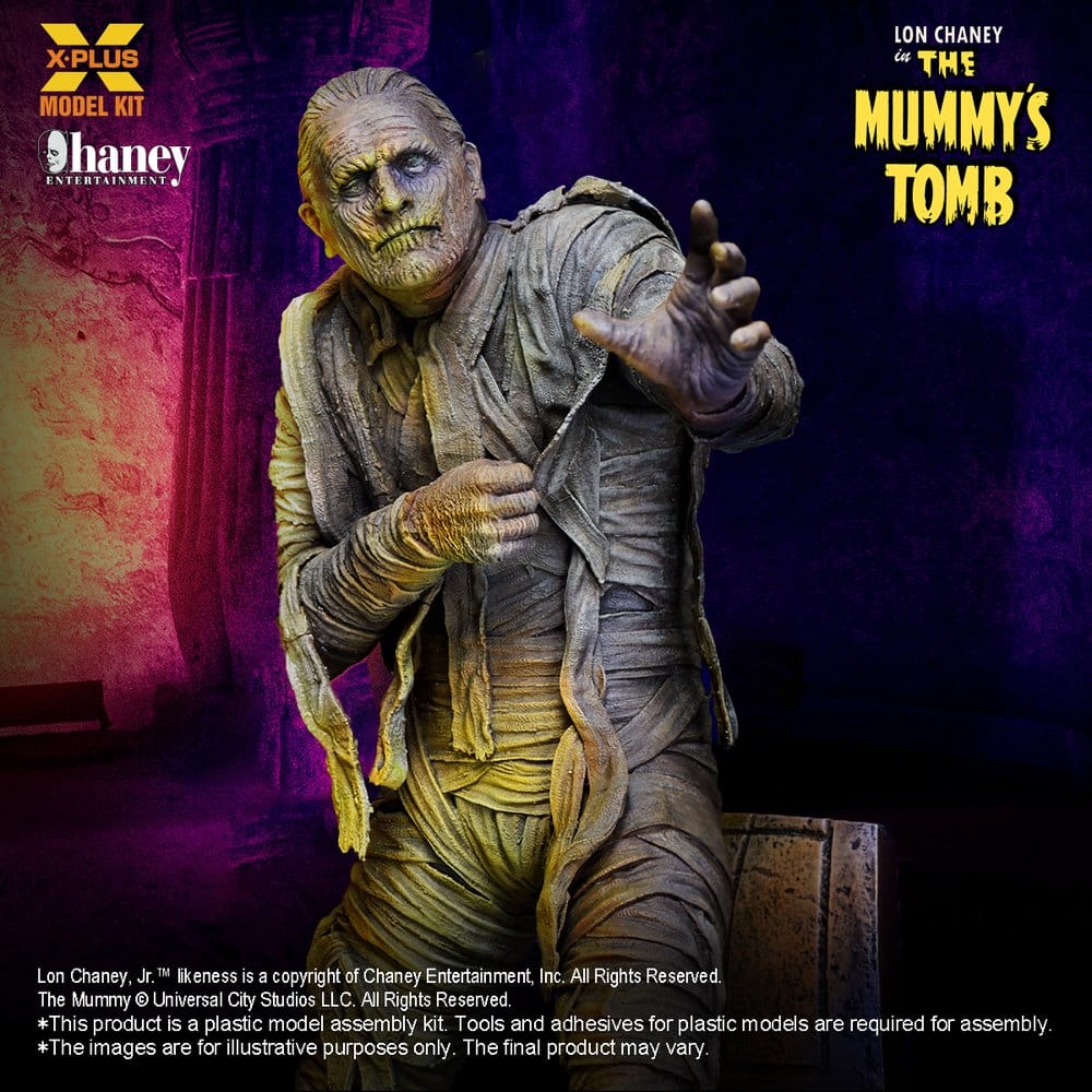 Universal Monsters Plastic Model Kit 1/8 Lon Chaney, Jr. as Mummy (Repro) 23 cm - Preorder - ETA: 25.11.2026