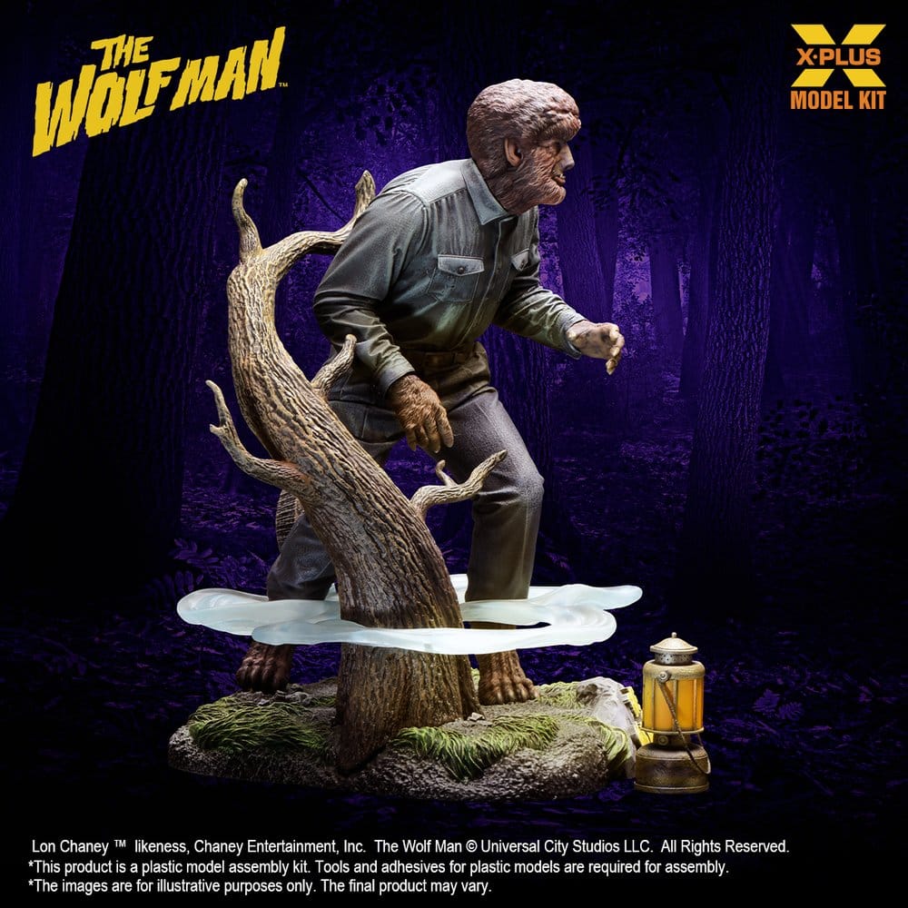 The Wolf Man Plastic Model Kit 1/8 Lon Chaney Jr. as Wolf Man 22 cm (Reproduction) - Preorder - ETA: 25.02.2027