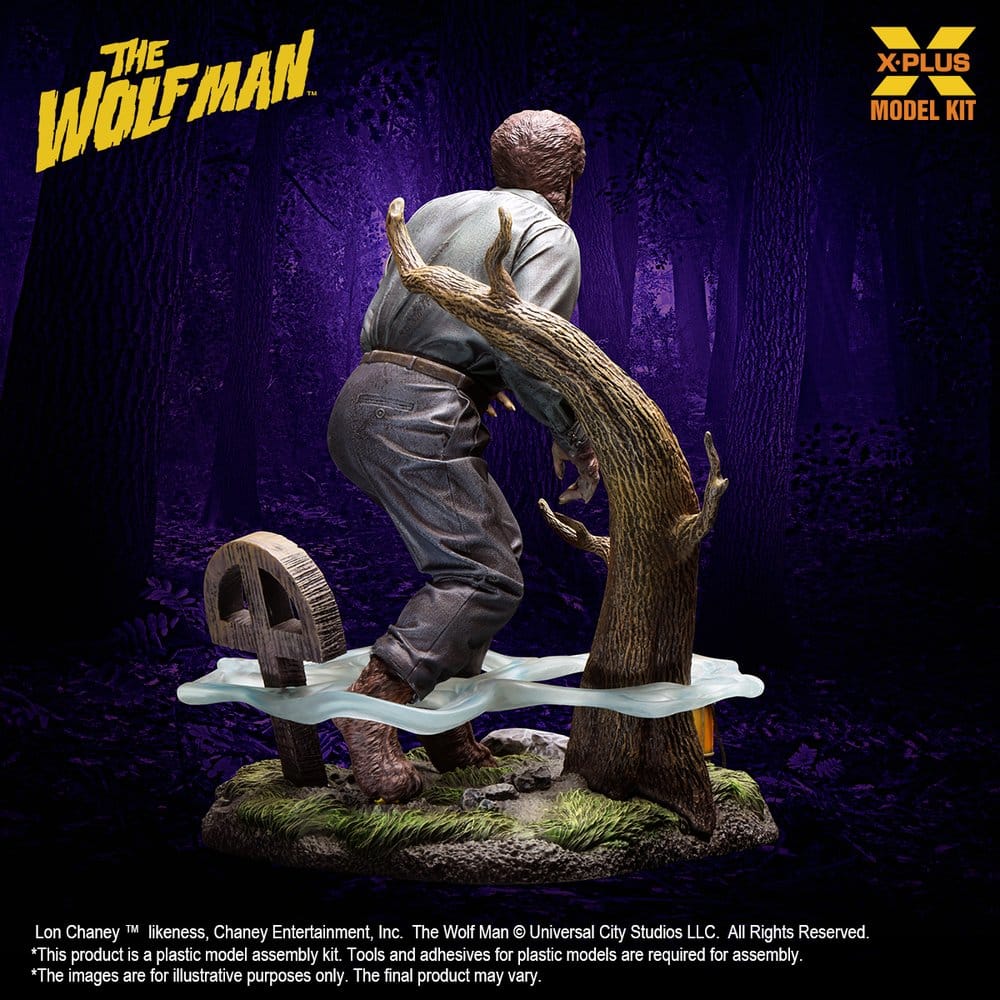 The Wolf Man Plastic Model Kit 1/8 Lon Chaney Jr. as Wolf Man 22 cm (Reproduction) - Preorder - ETA: 25.02.2027
