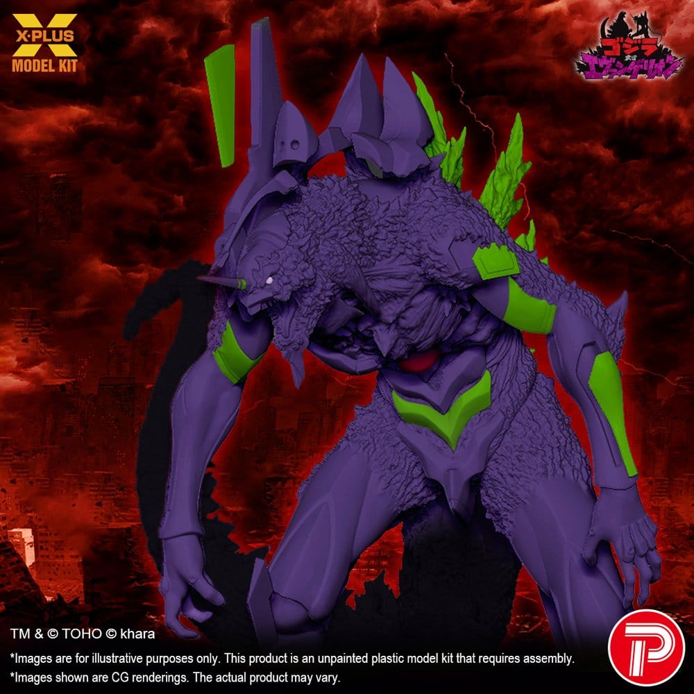 Godzilla vs. Evangelion Plastic Model Kit Evangelion Test Type-01 “G” Awakened Form 20 cm - Preorder - ETA: 25.02.2027