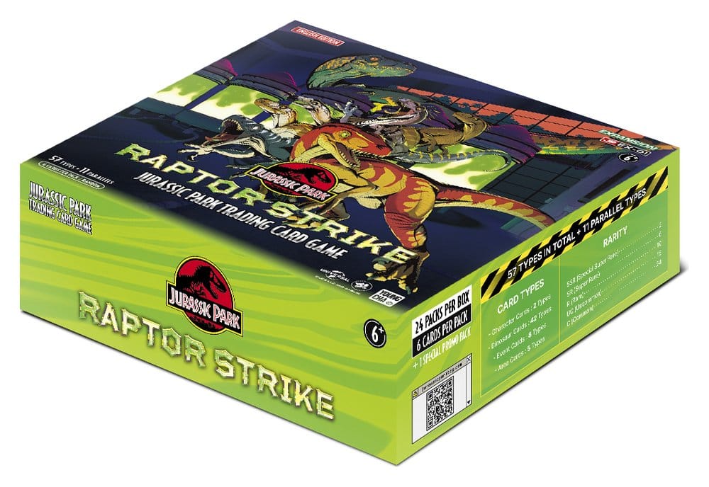 Jurassic Park TCG Raptor Strike Booster Packs Display (24) *Englische Version* - Preorder - ETA: 25.02.2027