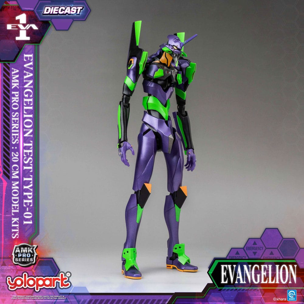 Neon Genesis Evangelion AMK Pro Series Model Kit Eva-01 Test Type 20 cm      - Preorder - ETA: 25.02.2026