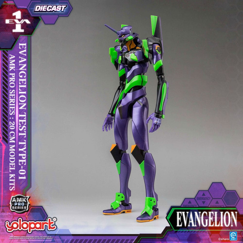 Neon Genesis Evangelion AMK Pro Series Model Kit Eva-01 Test Type 20 cm      - Preorder - ETA: 25.02.2026