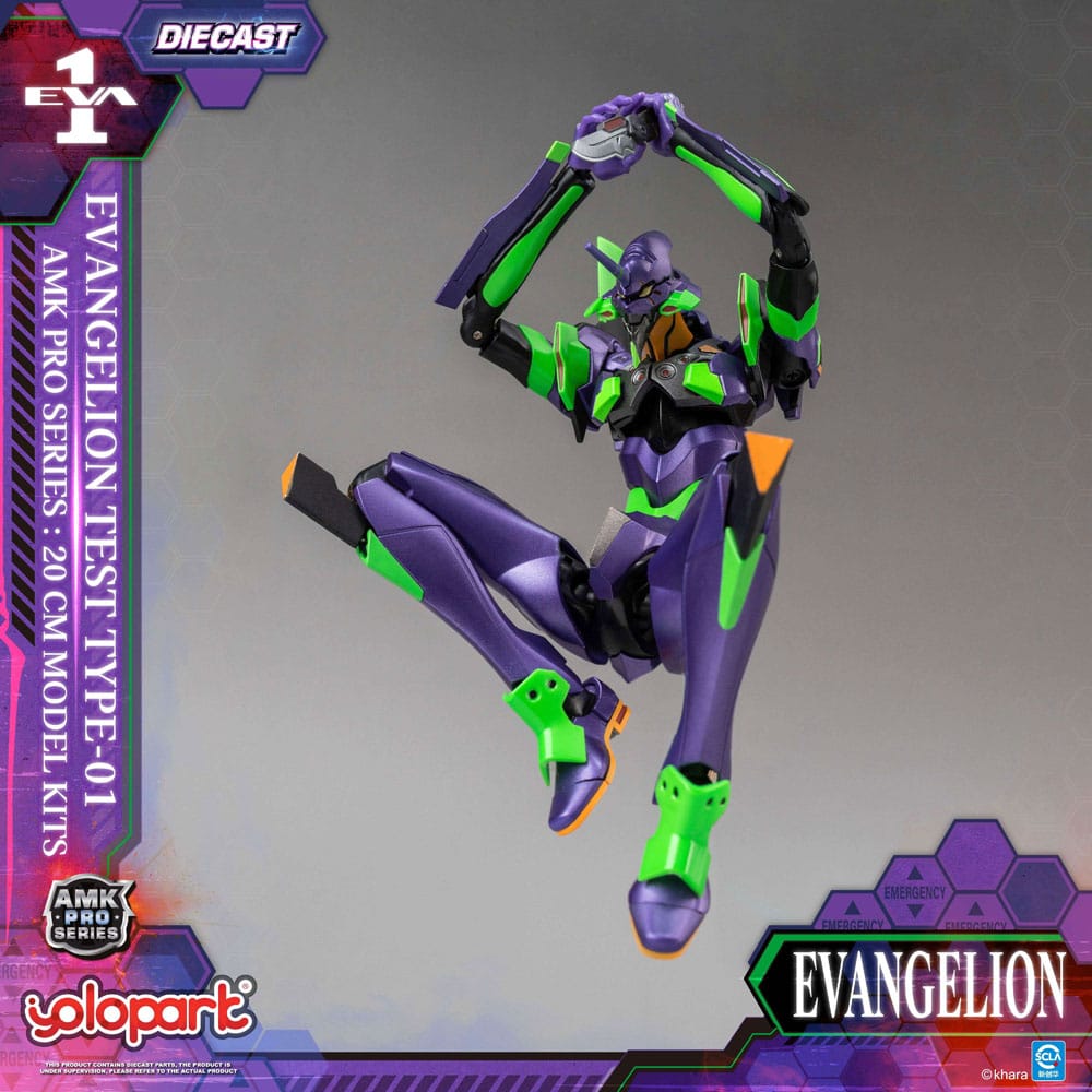 Neon Genesis Evangelion AMK Pro Series Model Kit Eva-01 Test Type 20 cm      - Preorder - ETA: 25.02.2026