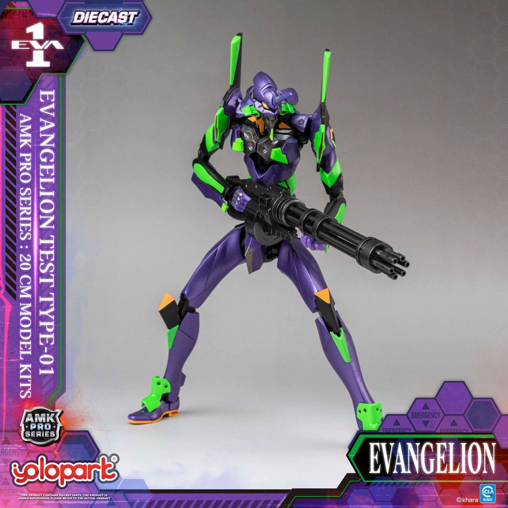 Neon Genesis Evangelion AMK Pro Series Model Kit Eva-01 Test Type 20 cm      - Preorder - ETA: 25.02.2026