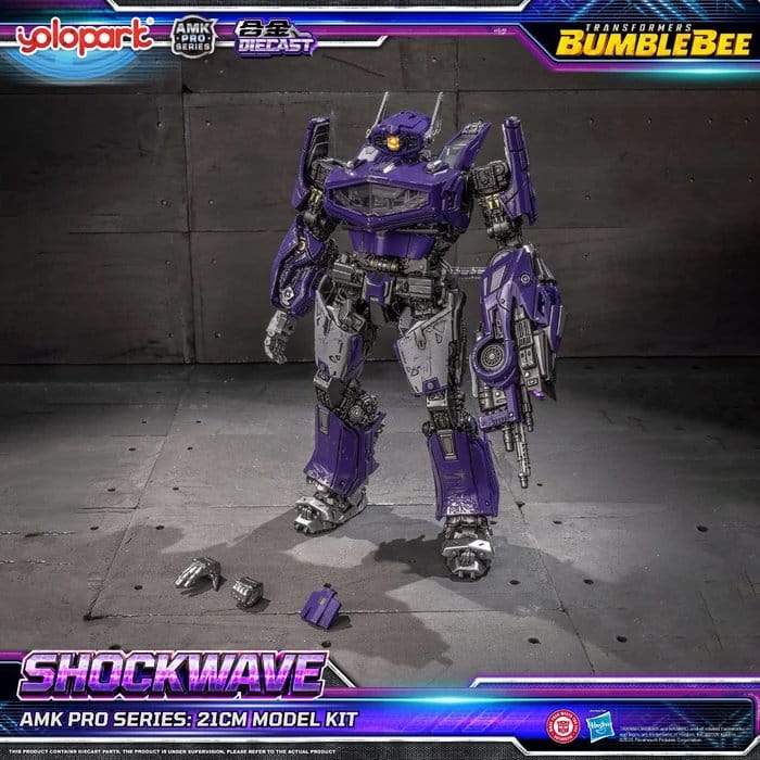 Transformers: Bumblebee the Movie AMK PRO Series Plastic Model Kit Shockwave 21 cm - Preorder - ETA: 25.01.2027