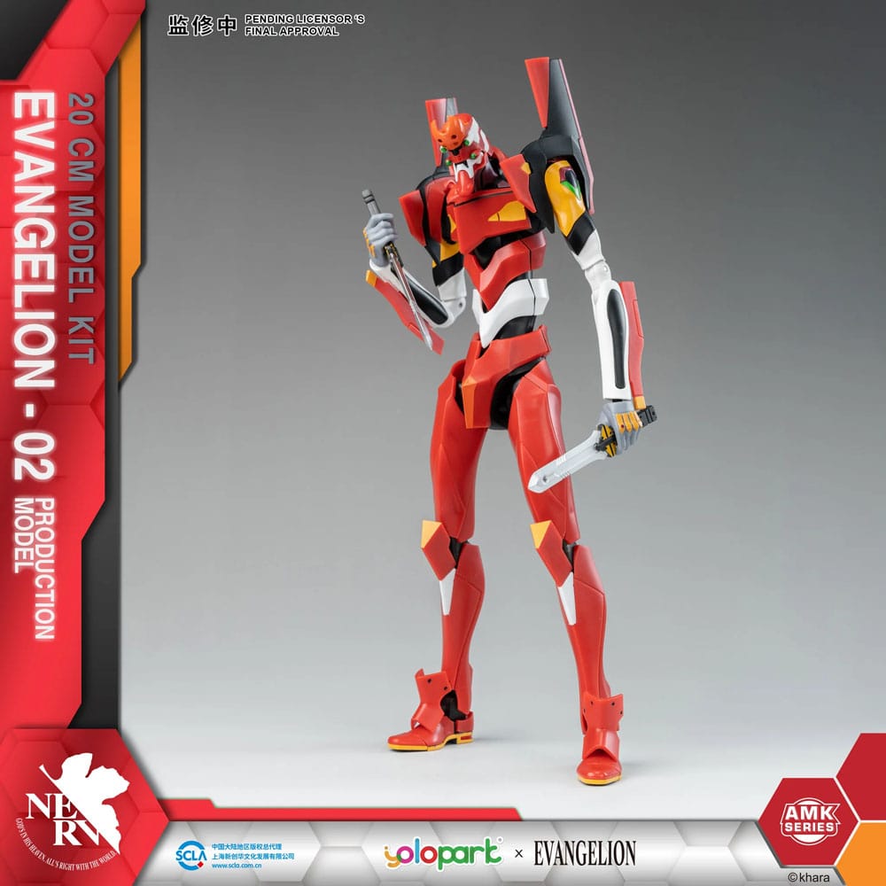 Neon Genesis Evangelion AMK Series Plastic Model Kit Eva-02 20 cm      - Preorder - ETA: 06.11.2025