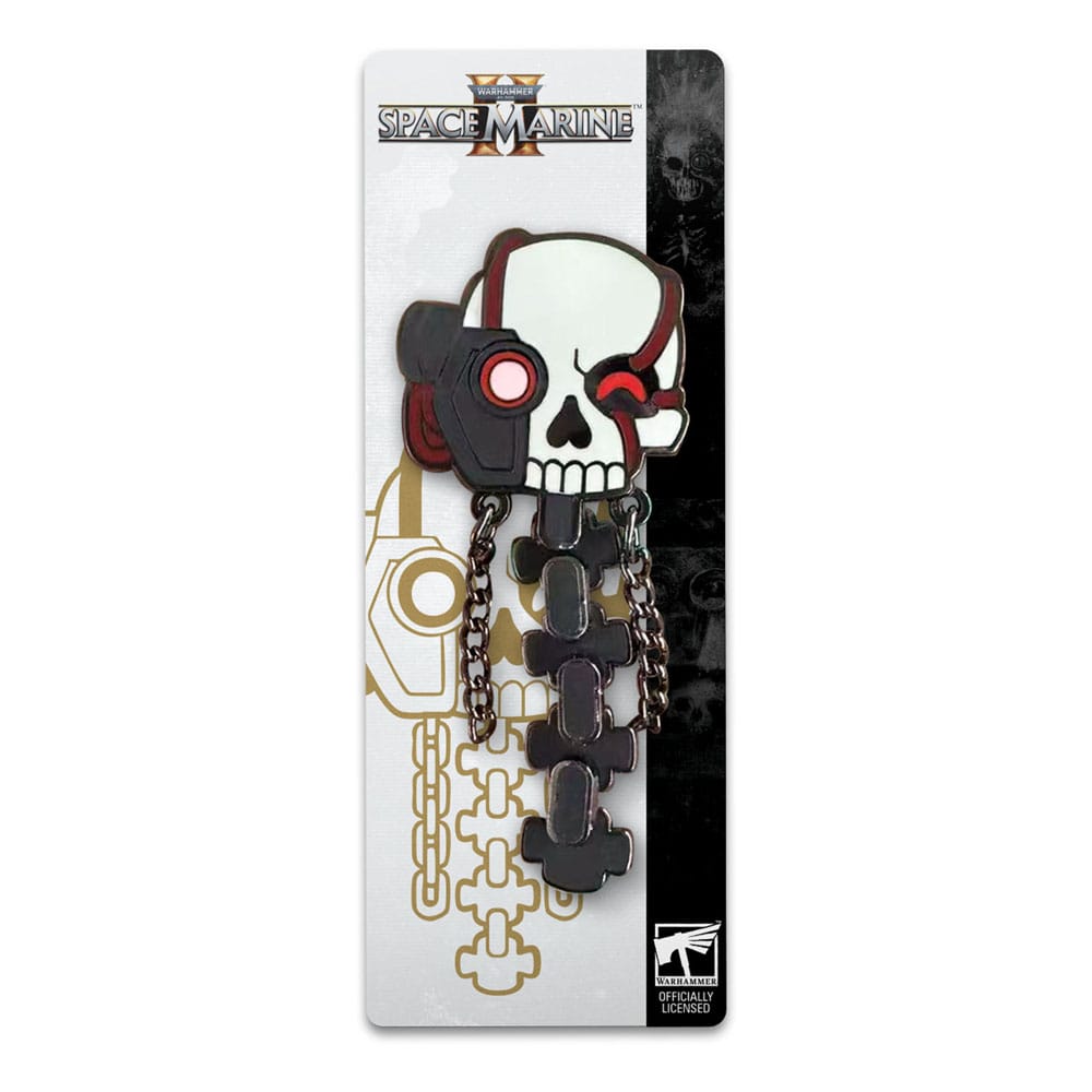 Space Marine 2 Ansteck-Pin Servo Skull 5 cm  - Versand: 7 Tage nach Bestellung