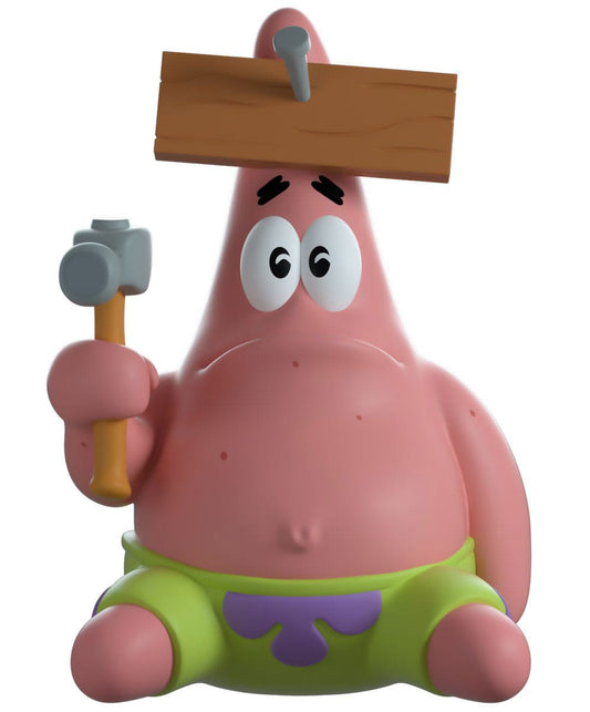 SpongeBob Schwammkopf Vinyl Figur Nail on Head Patrick 10 cm - Versand: 5-7 Tage nach Bestellung