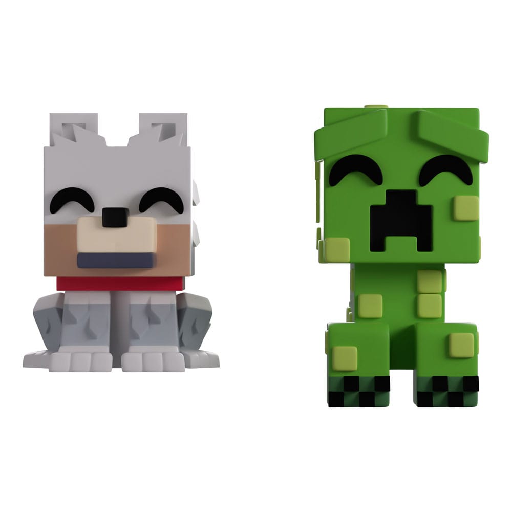 Minecraft Vinyl Figuren Wolf and Creeper Monitor Buddiez         - Preorder - ETA: 20.01.2026