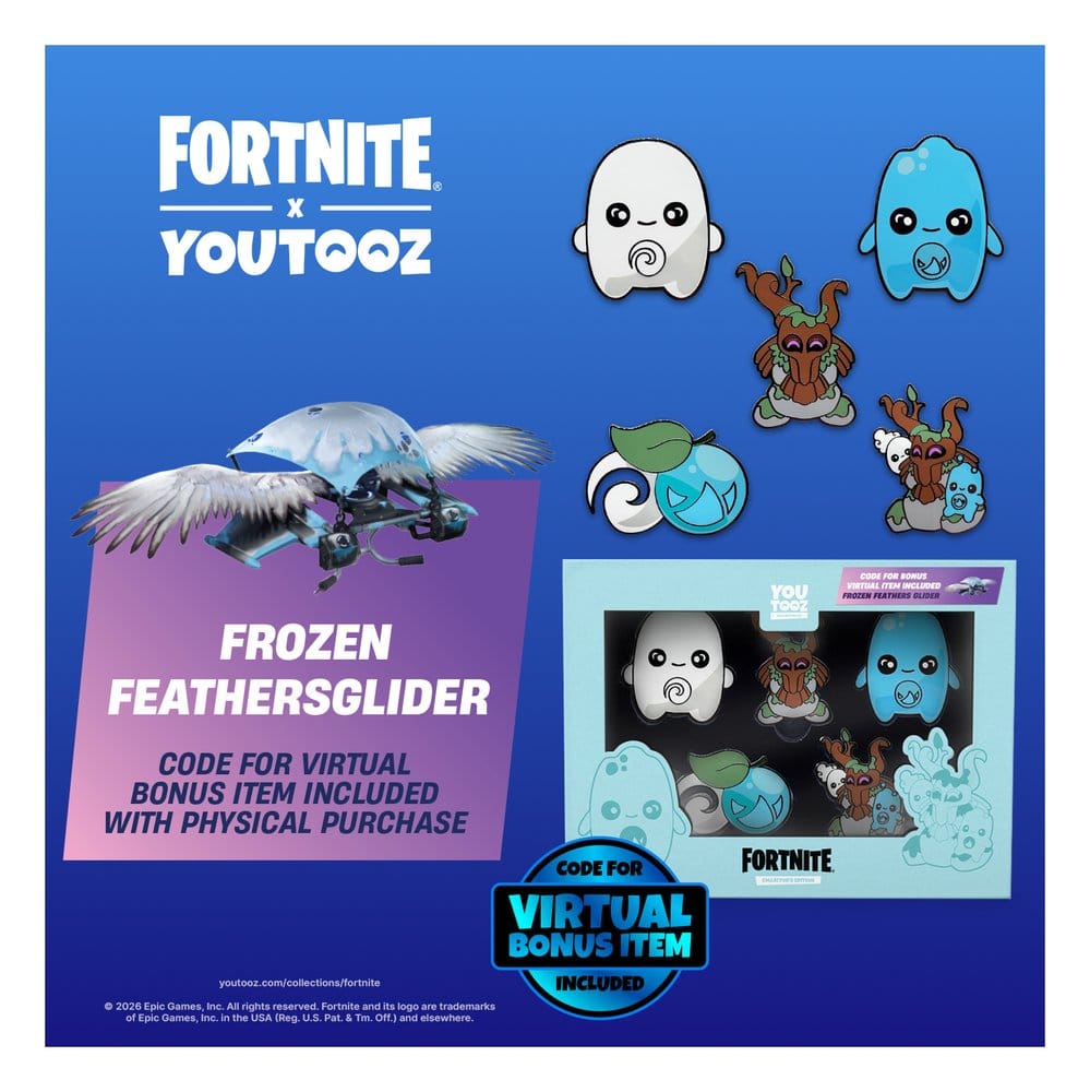 Fortnite Ansteck-Pin 5er-Pack Sprite Set 5 cm - Preorder - ETA: 25.01.2027