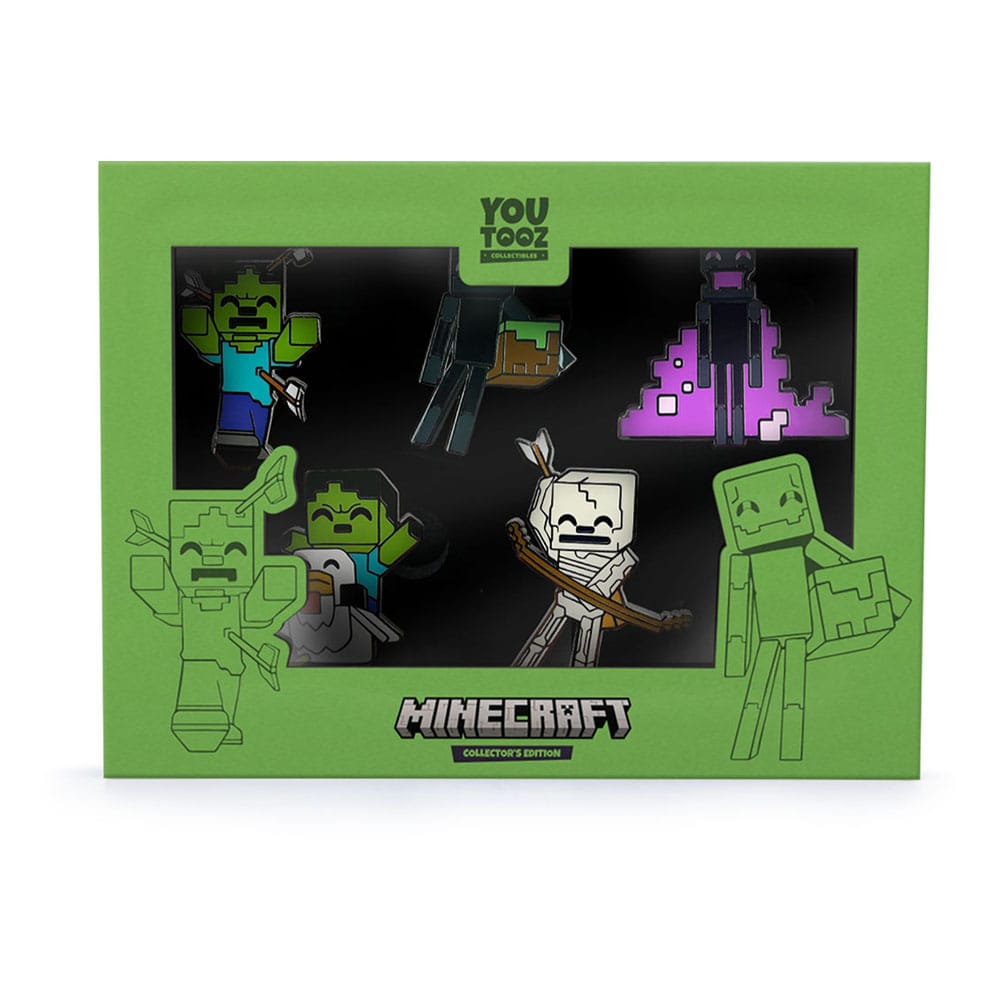 Minecraft Ansteck-Pins Set #2 5 cm (6)    - Versand: 5-7 Tage nach Bestellung