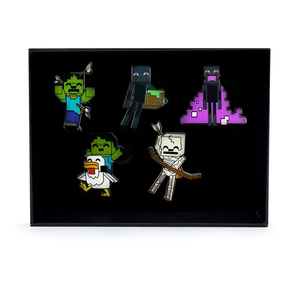 Minecraft Ansteck-Pins Set #2 5 cm (6)    - Versand: 5-7 Tage nach Bestellung