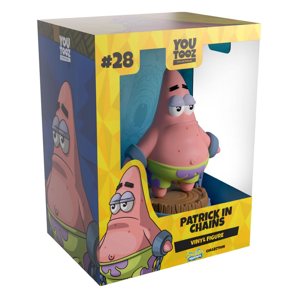 SpongeBob Schwammkopf Vinyl Figur Patrick In Chains 13 cm  - Preorder - ETA: 19.09.2025