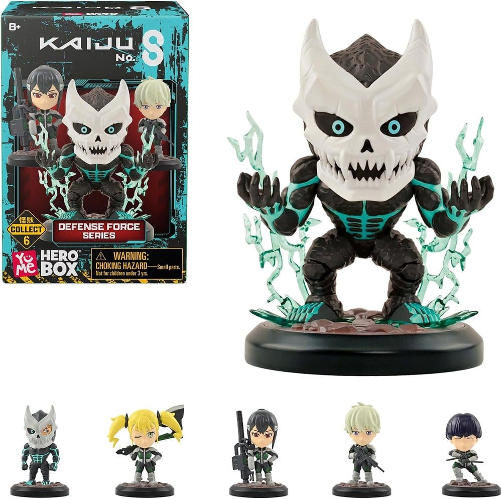 Kaiju No. 8 Hero Box Minifiguren Combat Series Blind Box Display (12) - Preorder - ETA: 25.03.2027