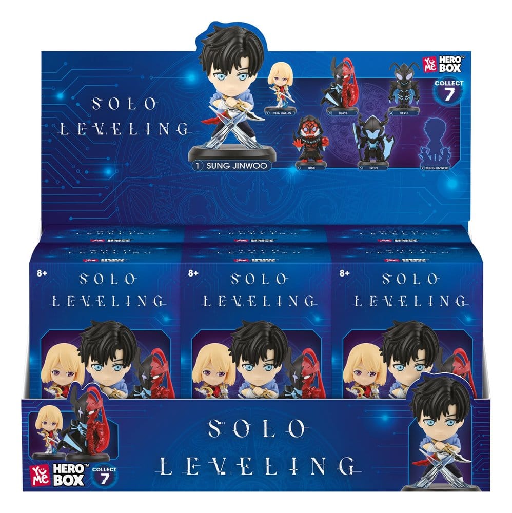 Solo Leveling Hero Box Minifiguren Shadow Rising Series Blind Box Display (12) - Preorder - ETA: 25.03.2027