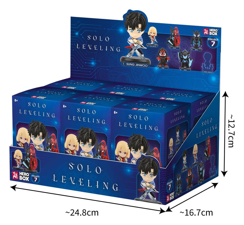 Solo Leveling Hero Box Minifiguren Shadow Rising Series Blind Box Display (12) - Preorder - ETA: 25.03.2027