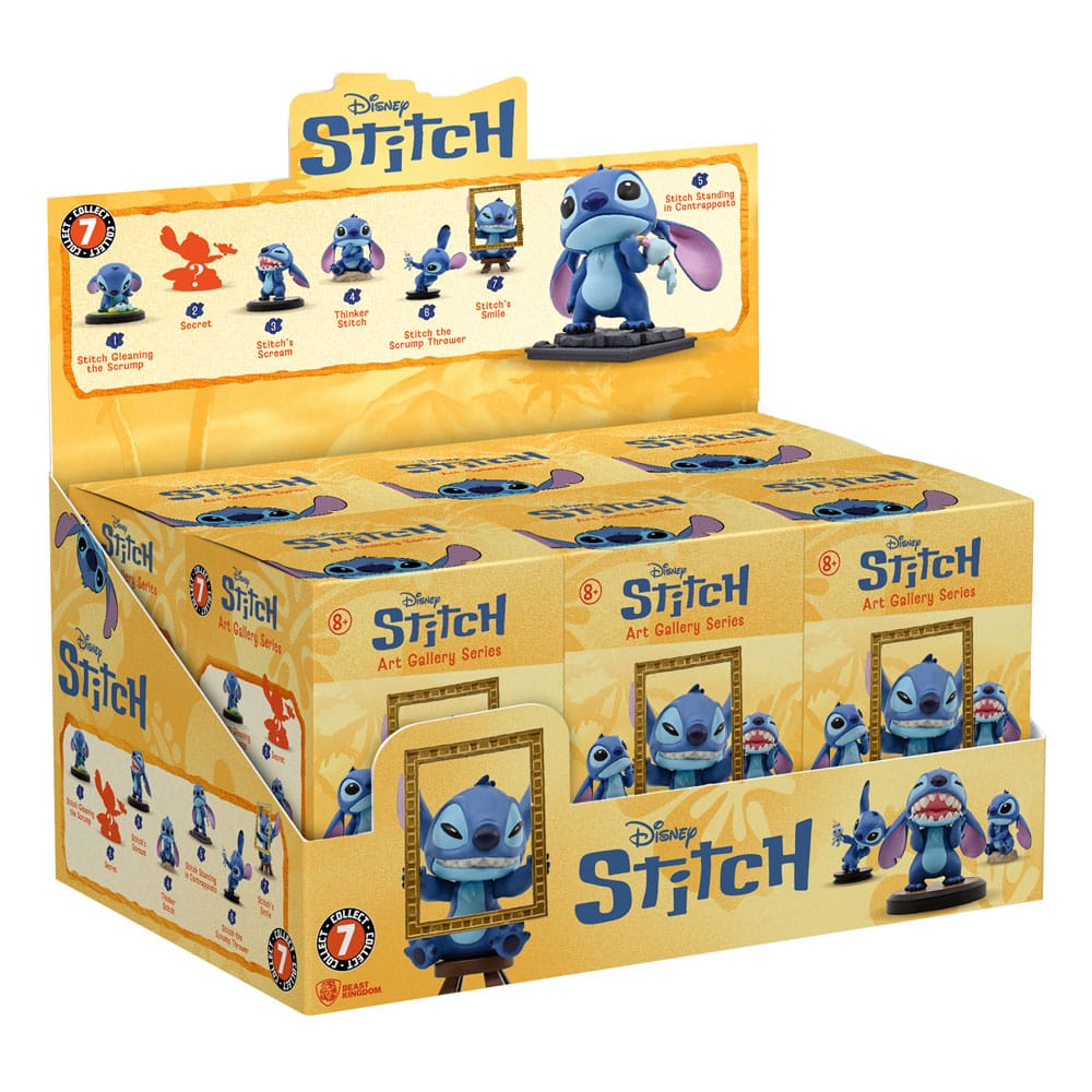Lilo & Stitch Hero Box Art Gallery Series Minifiguren 8 cm Display (6)       - Versand: 7 Tage nach Bestellung