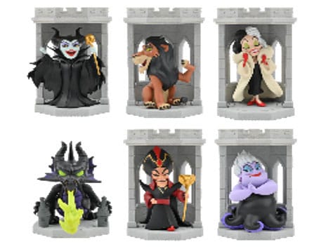 Disney Villains Hero Box Tower Series Minifiguren 8 cm Display (6)        - Preorder - ETA: 08.11.2025
