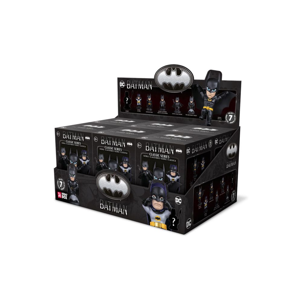 DC Comics Hero Box Generations Series Minifiguren Batman 8 cm Display (6) - Preorder - ETA Mitte 03.2025