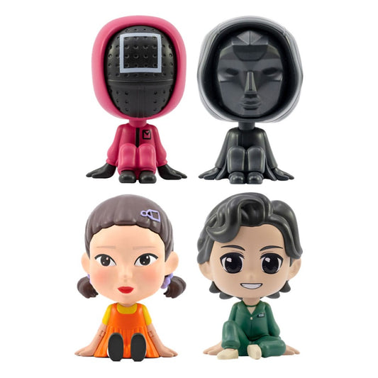 Squid Game Bobble Hero Wackelkopf-Figuren (Window Box Ver.) 6 cm Display (12)        - Versand: 5-7 Tage nach Bestellung