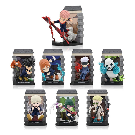 Jujutsu Kaisen Mystery Capsules Minifiguren Cursed 10 cm Display (12)   - Versand: 5-7 Tage nach Bestellung
