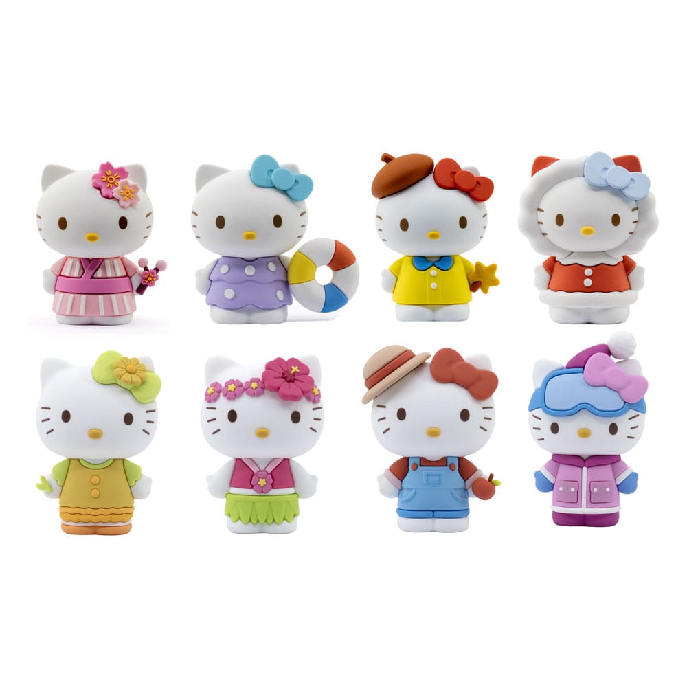 Sanrio Mini-Doll Four Seasons Series Minifiguren Hello Kitty 7 cm Display (12)           - Versand: 7 Tage nach Bestellung