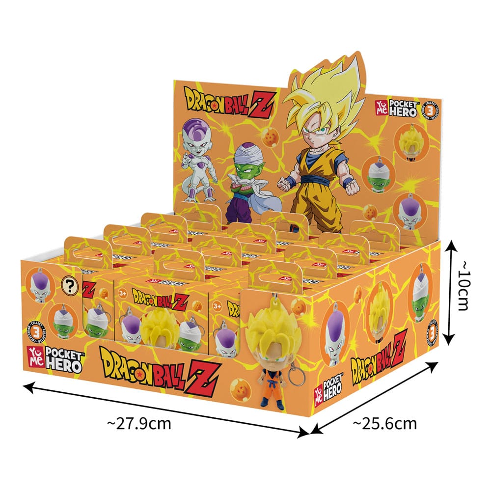 Dragon Ball Z Pocket Hero Schlüsselanhänger Series 1 Blind Box Display (12)           - Preorder - ETA: 25.11.2026