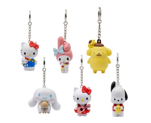Sanrio Pocket Hero Schlüsselanhänger Hello Kitty and Friends Display (12)         - Versand: 7 Tage nach Bestellung