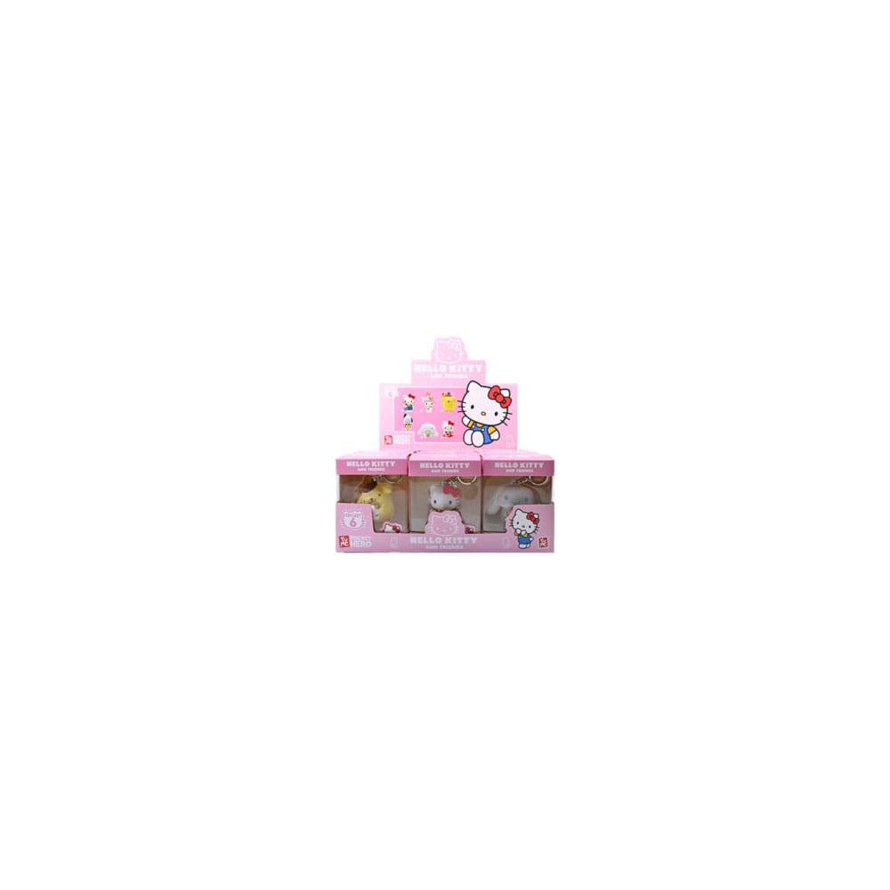 Sanrio Pocket Hero Schlüsselanhänger Hello Kitty and Friends Display (12)         - Versand: 7 Tage nach Bestellung