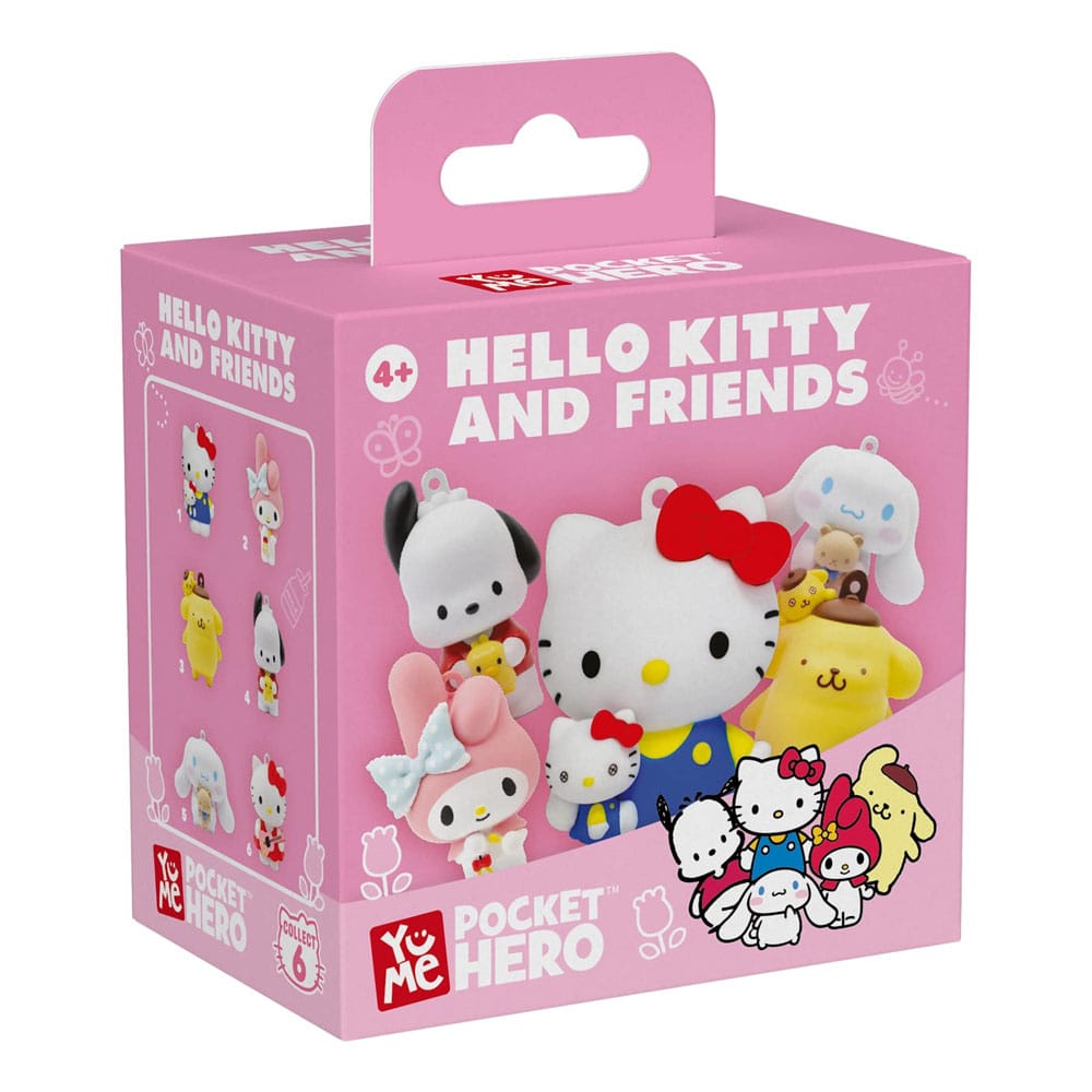 Sanrio Pocket Hero Schlüsselanhänger Hello Kitty and Friends Series 1 Blind Box Display (12)          - Preorder - ETA: 19.06.2026