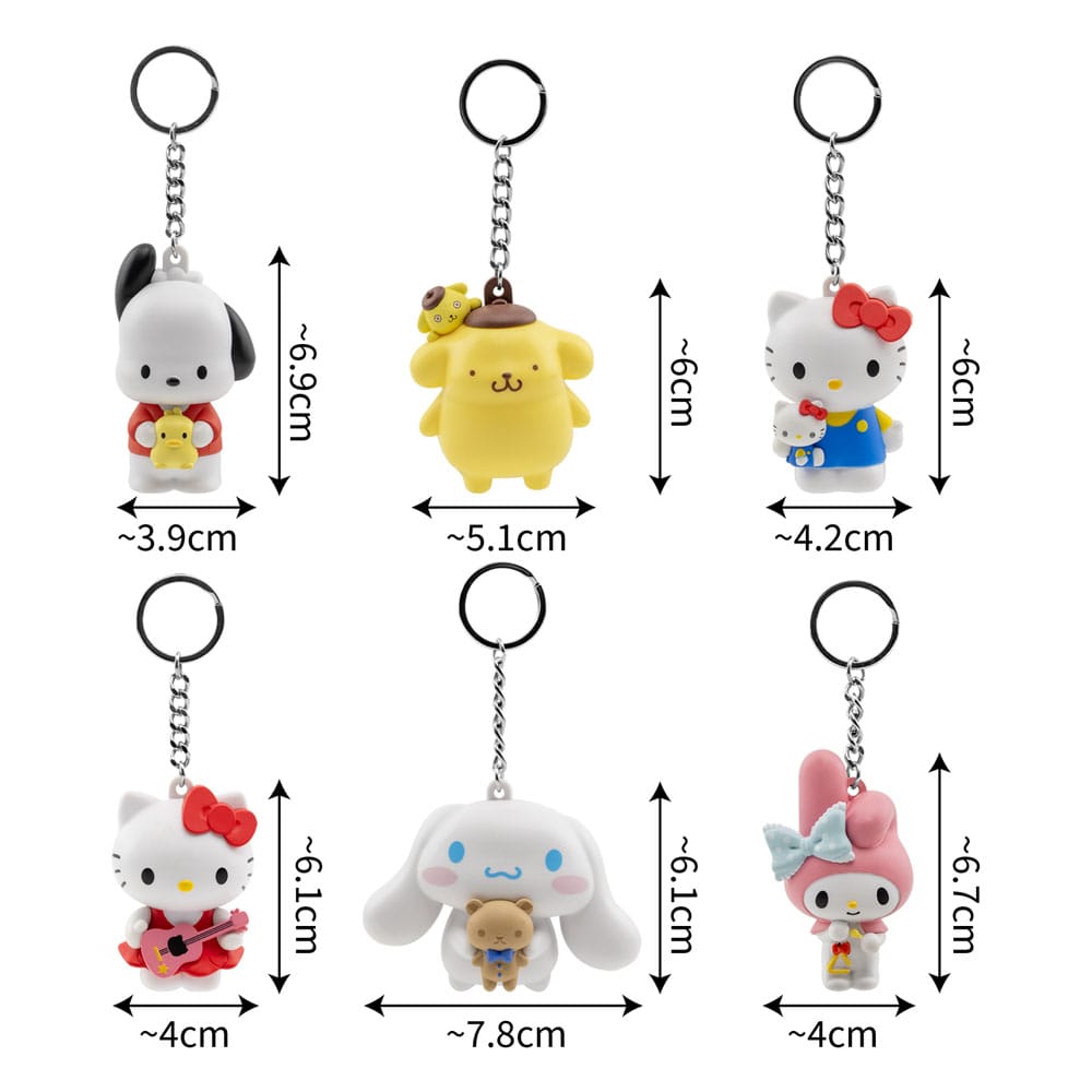 Sanrio Pocket Hero Schlüsselanhänger Hello Kitty and Friends Series 1 Blind Box Display (12)          - Preorder - ETA: 19.06.2026