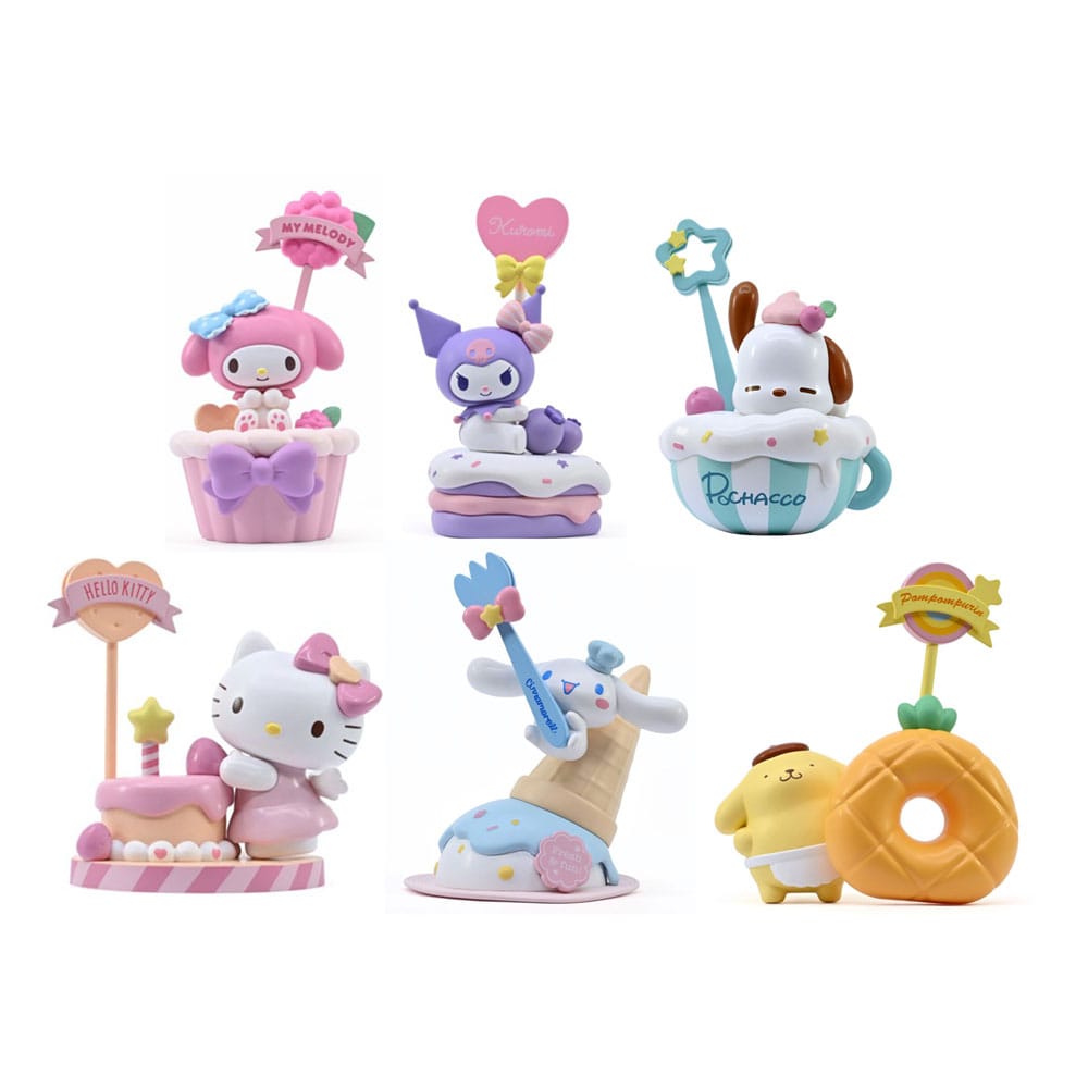Sanrio Memo Stand Party Time Series Minifiguren Hello Kitty and Friends 7 cm Display (12)            - Versand: 7 Tage nach Bestellung