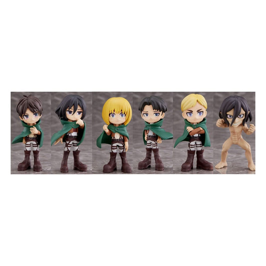 Attack On Titan Anime Series Minifiguren 9 cm Display (6)           - Versand: 7 Tage nach Bestellung