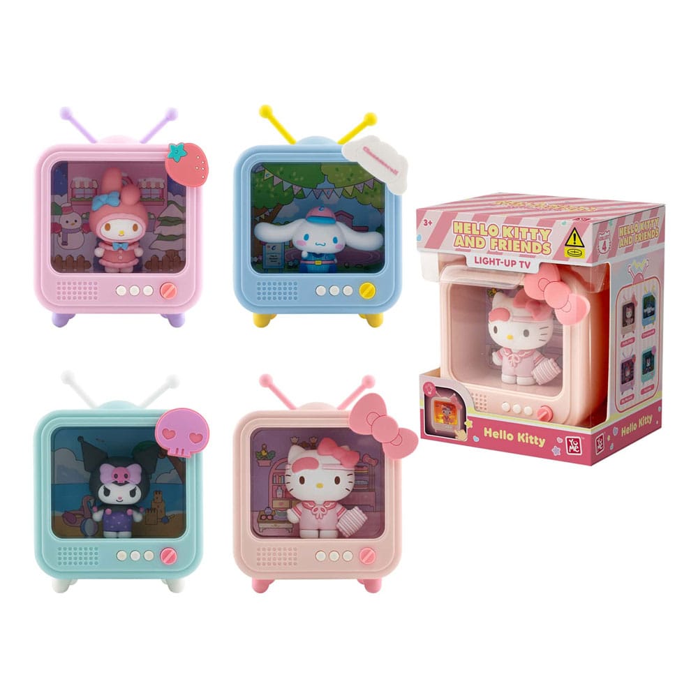 Sanrio Bedside Light TV Series Minifiguren Hello Kitty and Friends 8 cm Display (8)             - Preorder - ETA: 08.08.2026